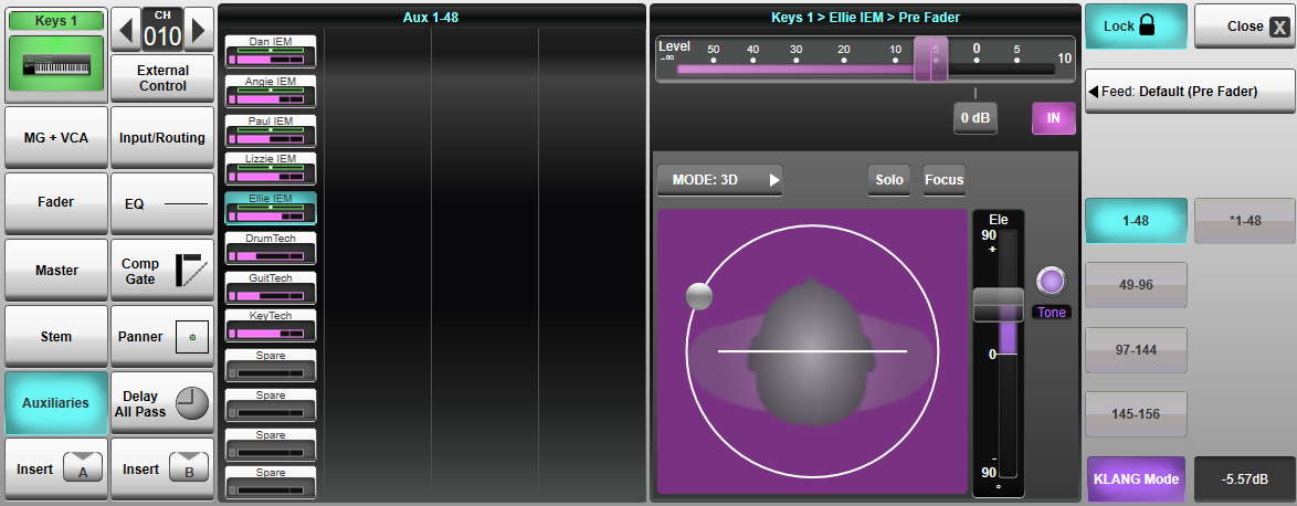 Chan-Aux KLANG Crosspoint